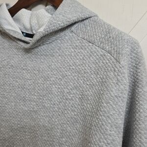 FLX Light Gray Textured Hoodie